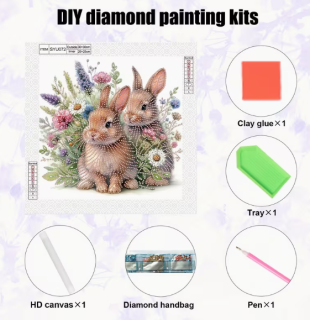 Preview: Diamond Painting Osterbild